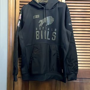 Nike Buffalo Bills, Black 2020 Salute to Service Sideline Performance Hoodie